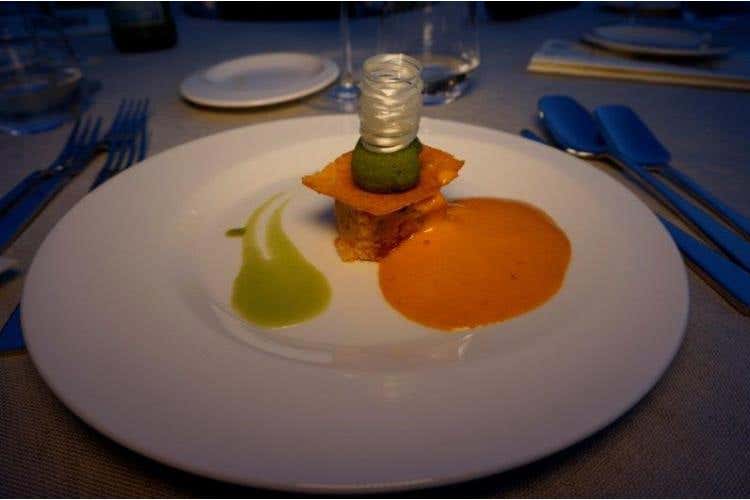 Amouse Bouche Tributo alla panzanella - Sandro Serva - La Trota